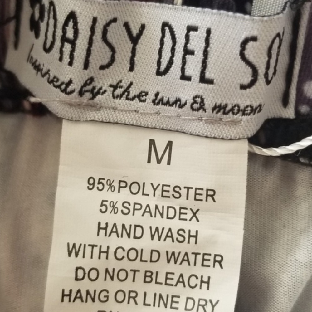 Boho Striped Print Flared Pants by Daisy Del Sol 🌼 NWOT - Picture 6 of 8
